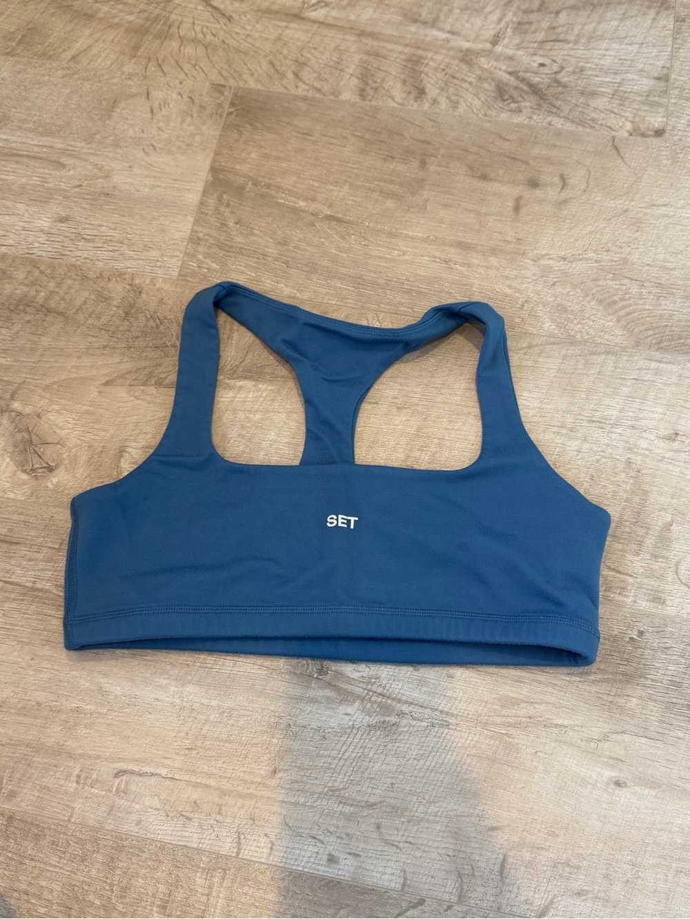 SET ACTIVE Women's Racerback Sports Bra in Deep Teal Blue